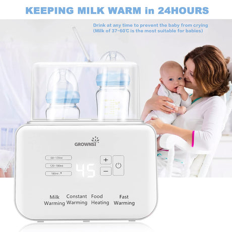 Can the yogurt maker be used as a milk warmer?