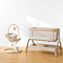 Baby Swing Rocker & Bedside Bassinet Bundle – Newborn Sleep Set