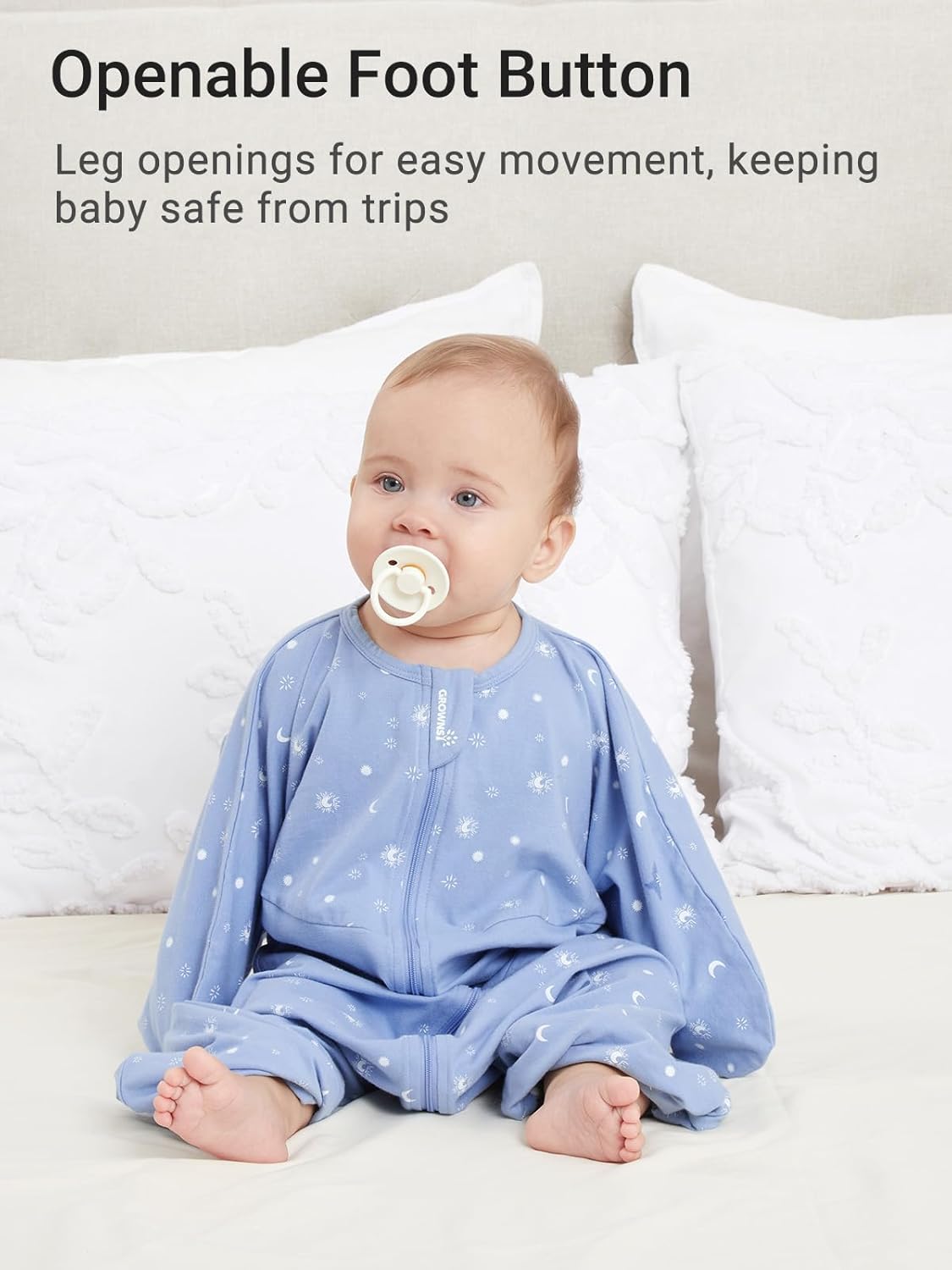 Baby Swaddle Sack, 3-6 Months, Starfish Design