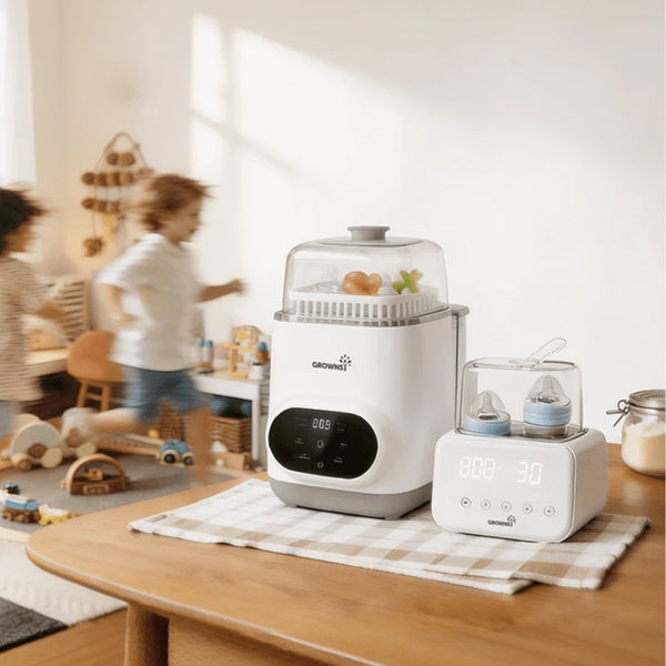 Grownsy Baby Bottle Warmer + Feeding Bottle Washer Pro