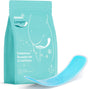 Grownsy Postpartum Reusable Hot & Cold Packs, teal pouch with torso graphic and blue gel pack.