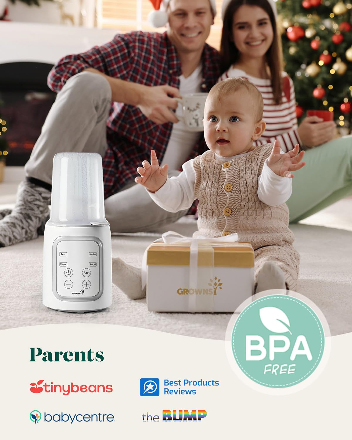 Parent's Choice Bottle Warmer with Timer is made from BPA free meterial.