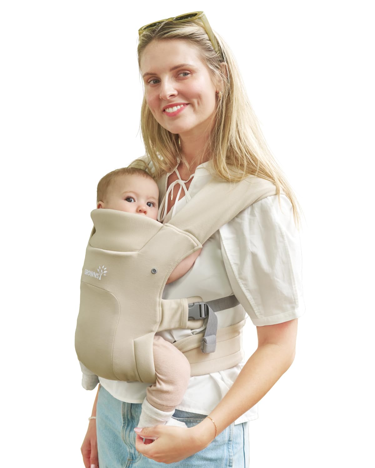 Ergonomic Baby Carrier with Head Support – Newborn to Toddler