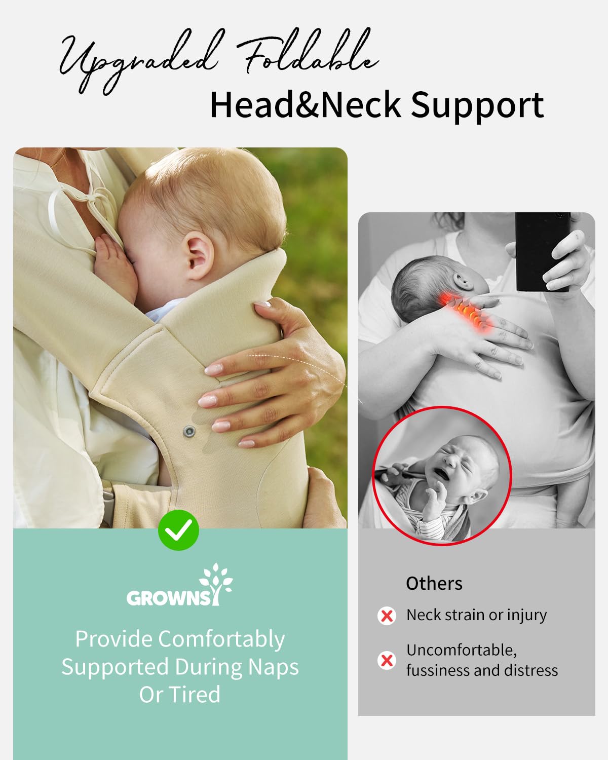 Ergonomic Baby Carrier with Head Support – Newborn to Toddler