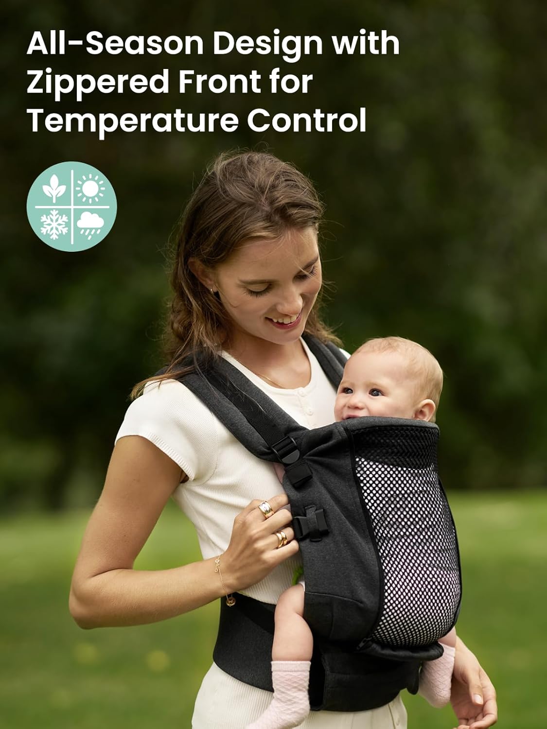 Ergonomic Baby Carrier for Newborn to Toddler