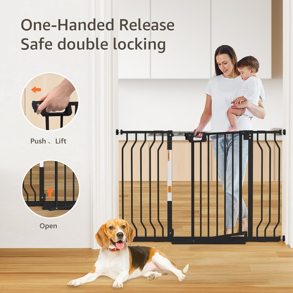GROWNSY Baby Gate for Stairs