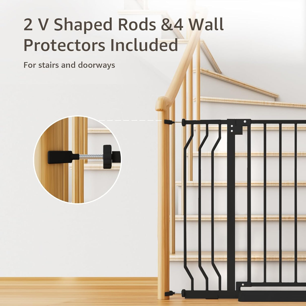 GROWNSY Baby Gate for Stairs