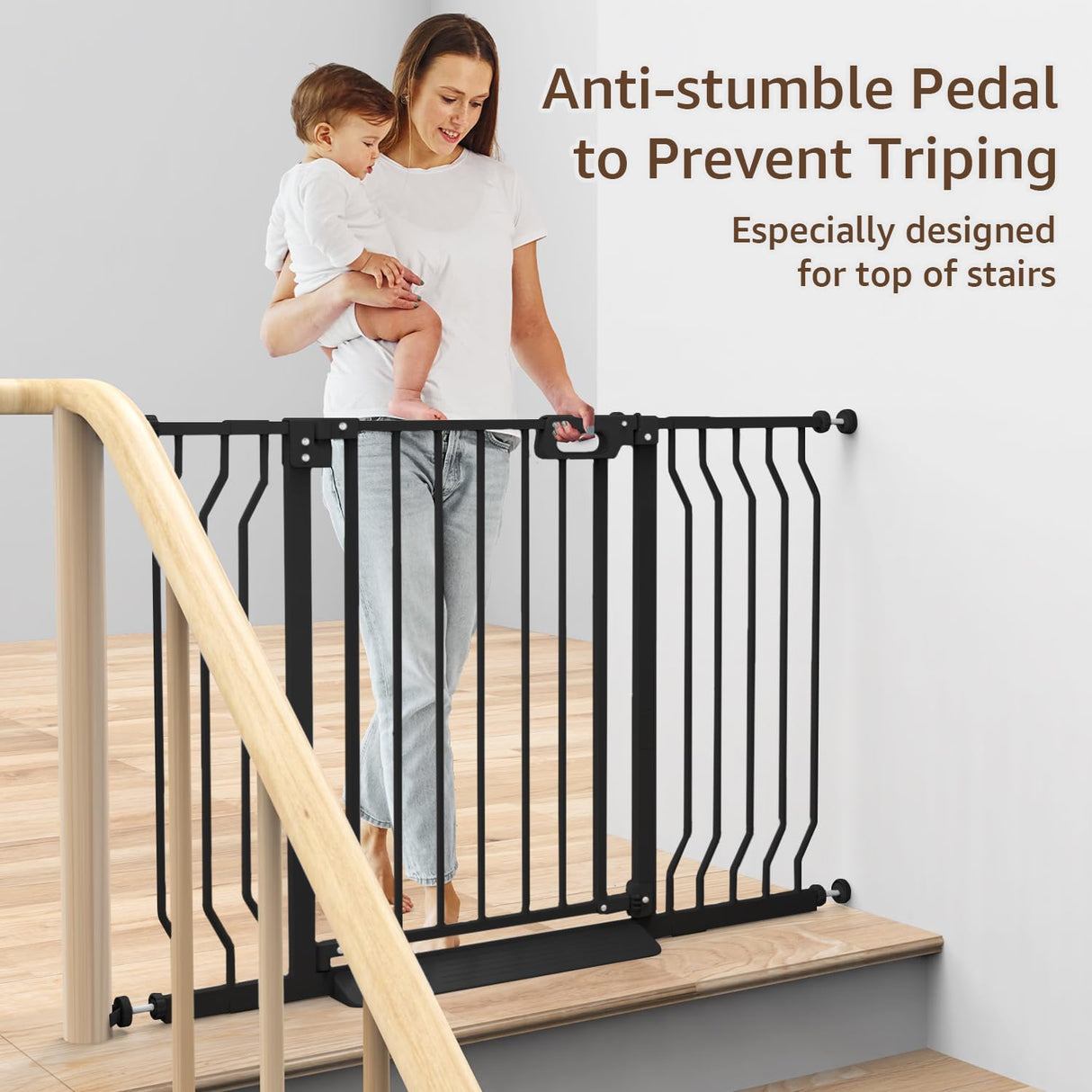 GROWNSY Baby Gate for Stairs