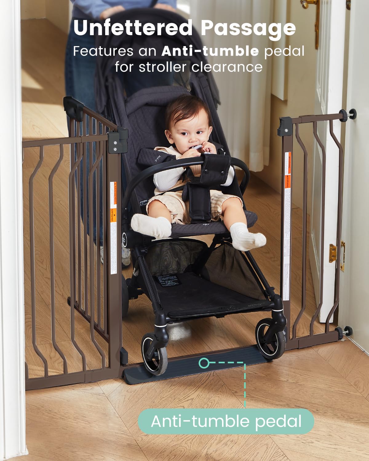 GROWNSY Baby Gate for Stairs