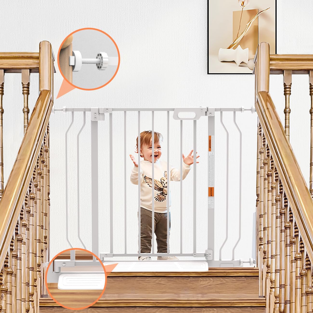 Tension baby shops gate for stairs