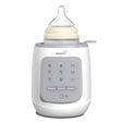 GROWNSY 9-in-1 Baby Bottle Warmer with digital display, bottle inserted. Functions: warm, defrost, sterilize.