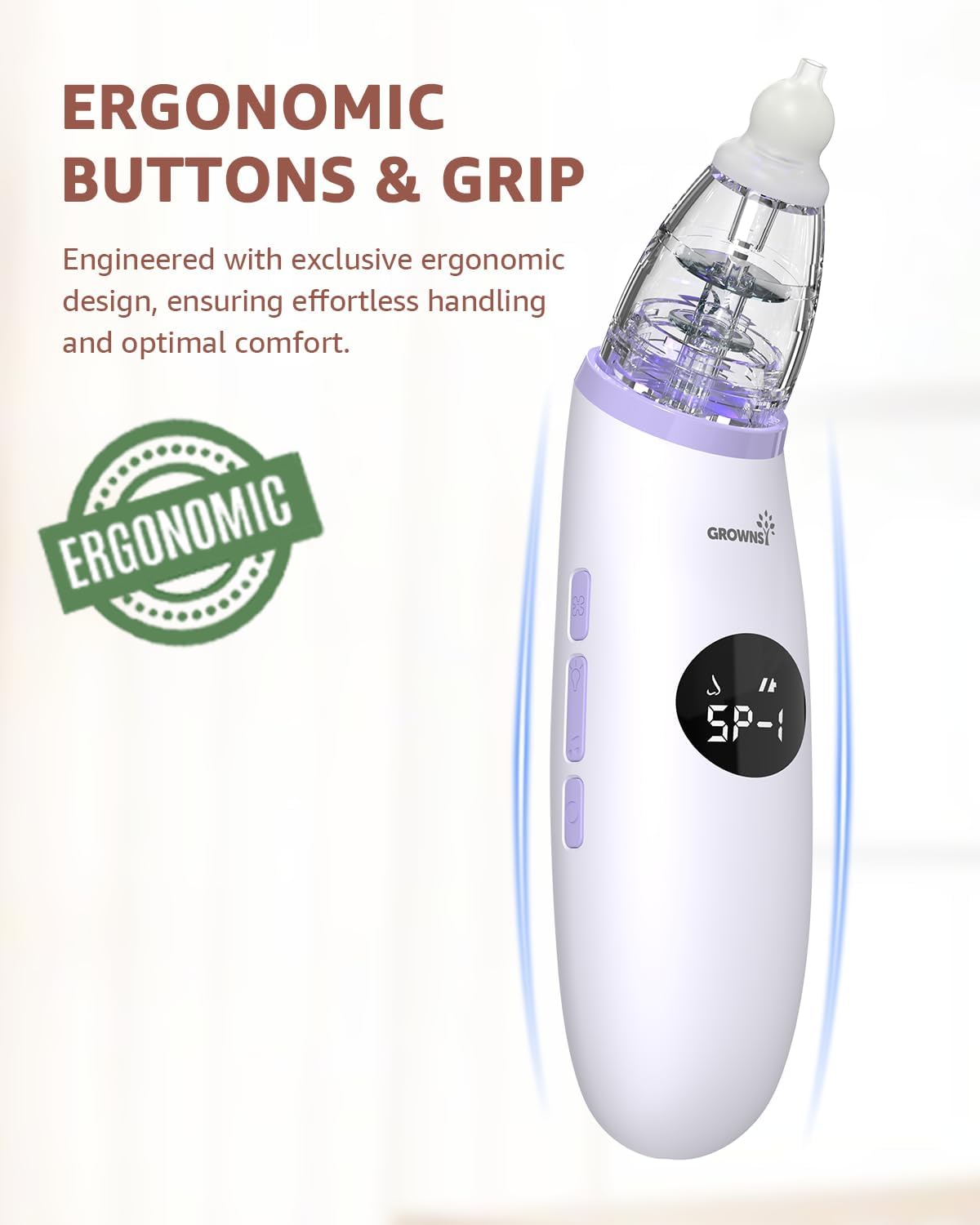 Suction for Infant Nose with 3 Suction Modes