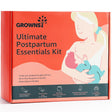 GROWNSY Postpartum Essentials Kit: peri bottle, cooling spray, underwear, hot/cold packs, cooling liners.