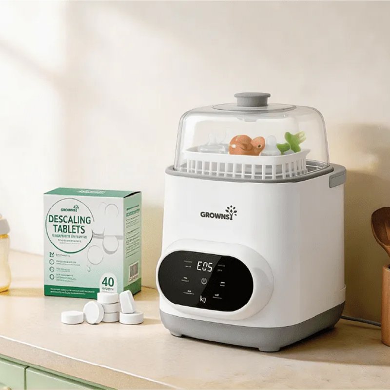 Grownsy 4-in-1 EaseClean Feeding Bottle Washer Pro + NEW Bottle Washer Detergent