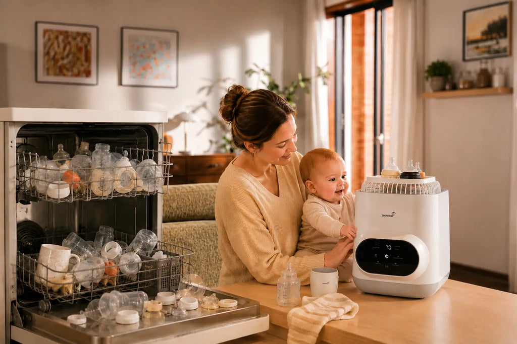 bottle washer comparing with dishwasher