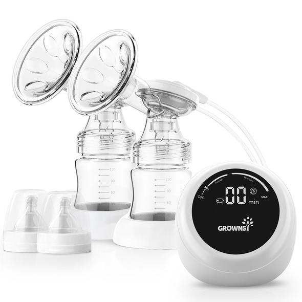 Breast pump helps extract breast milk - feeding is easier