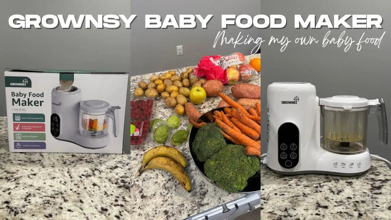 The Best Grownsy Baby Food Maker Review: How to Make Healthy Homemade Baby Food Easily