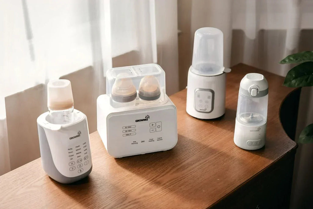 portable baby bottle warmer with temperature control system for safe breast milk warming and easier feeding routines