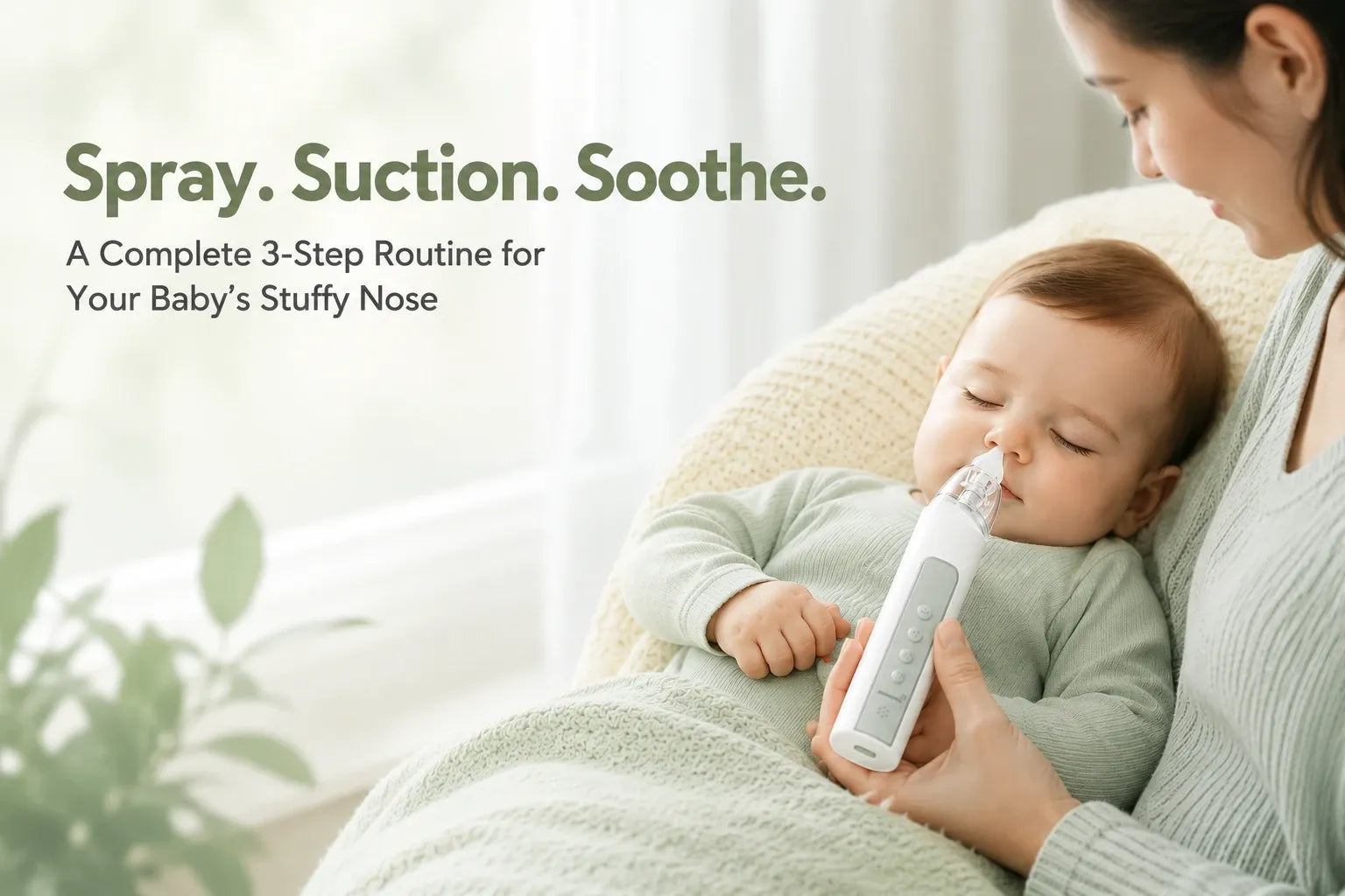 Saline Spray vs Nasal Aspirator
