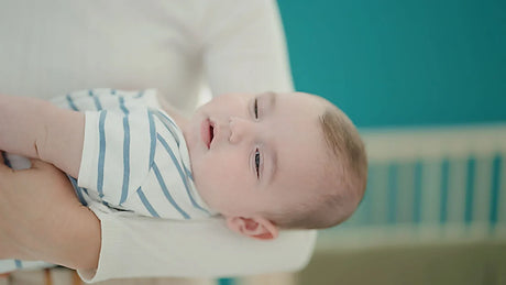 Infant Sleeps With Eyes Open