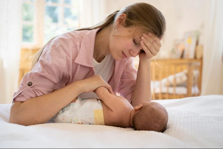 mother worry baby
