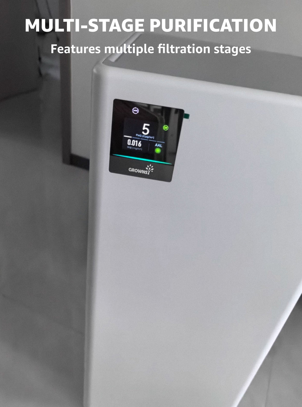 GROWNSY Air Purifier Machine for Home and Office