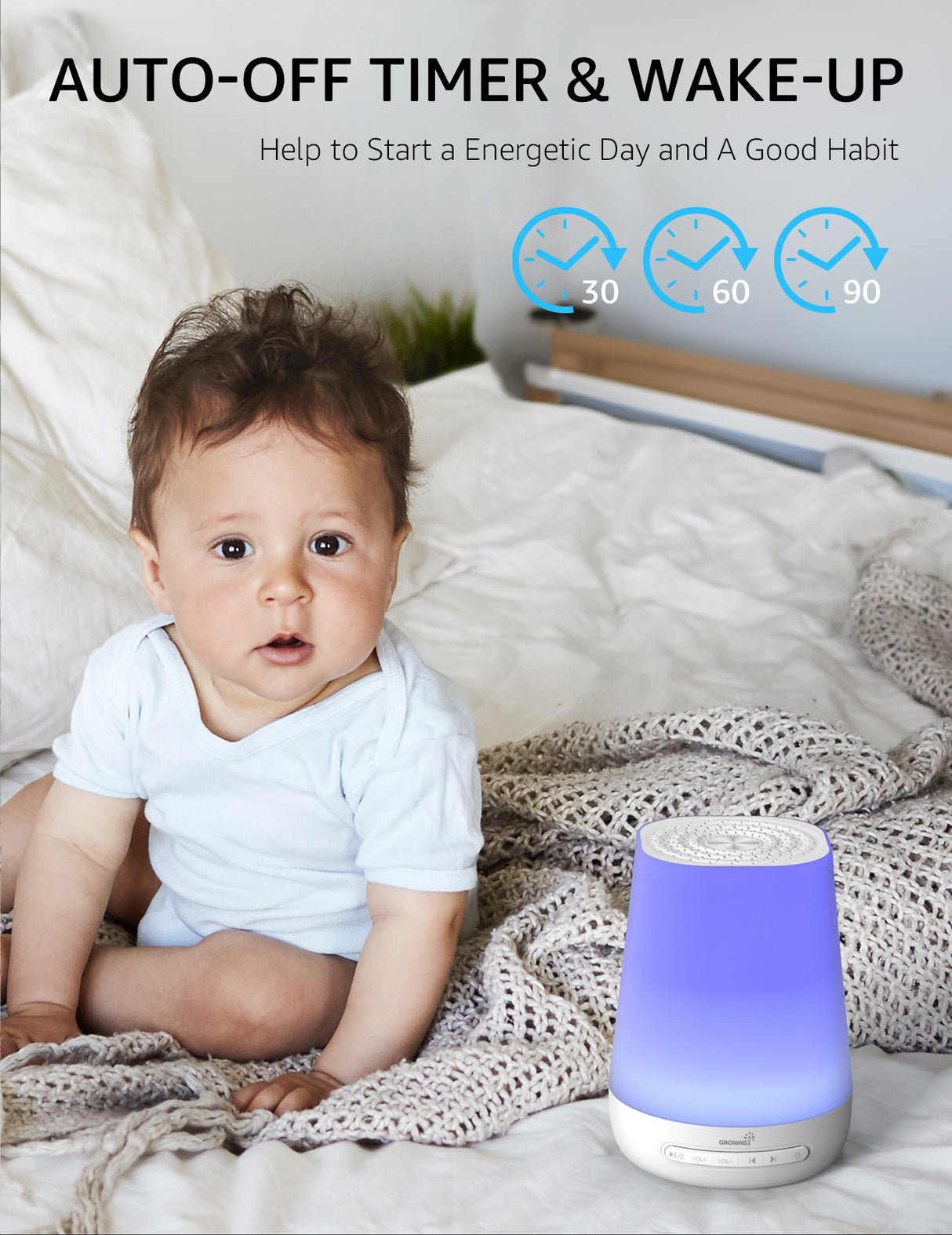 GROWNSY Baby White Noise Machine