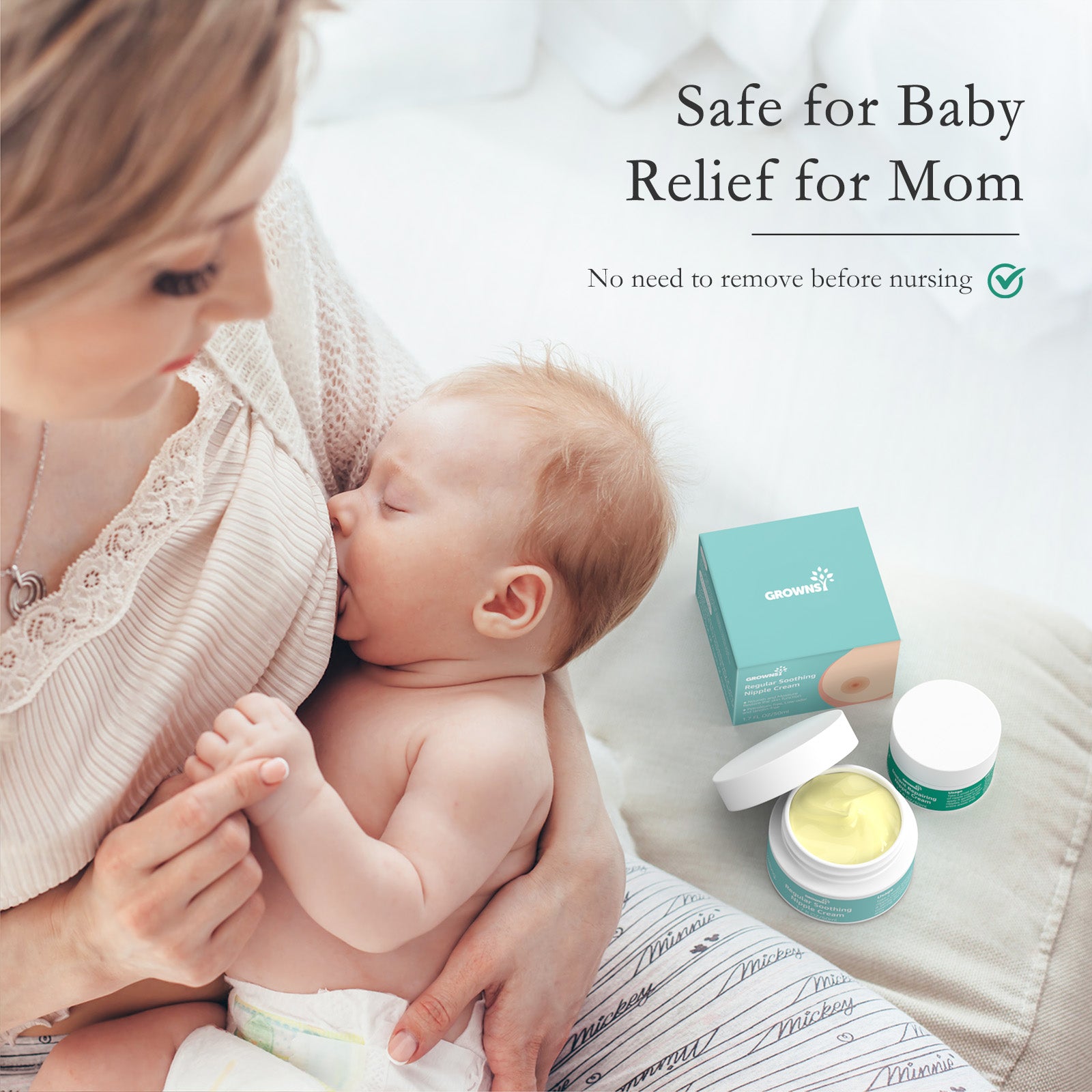 Organic Nipple Balm Breastfeeding Essentials 2 Ounces More Comfort