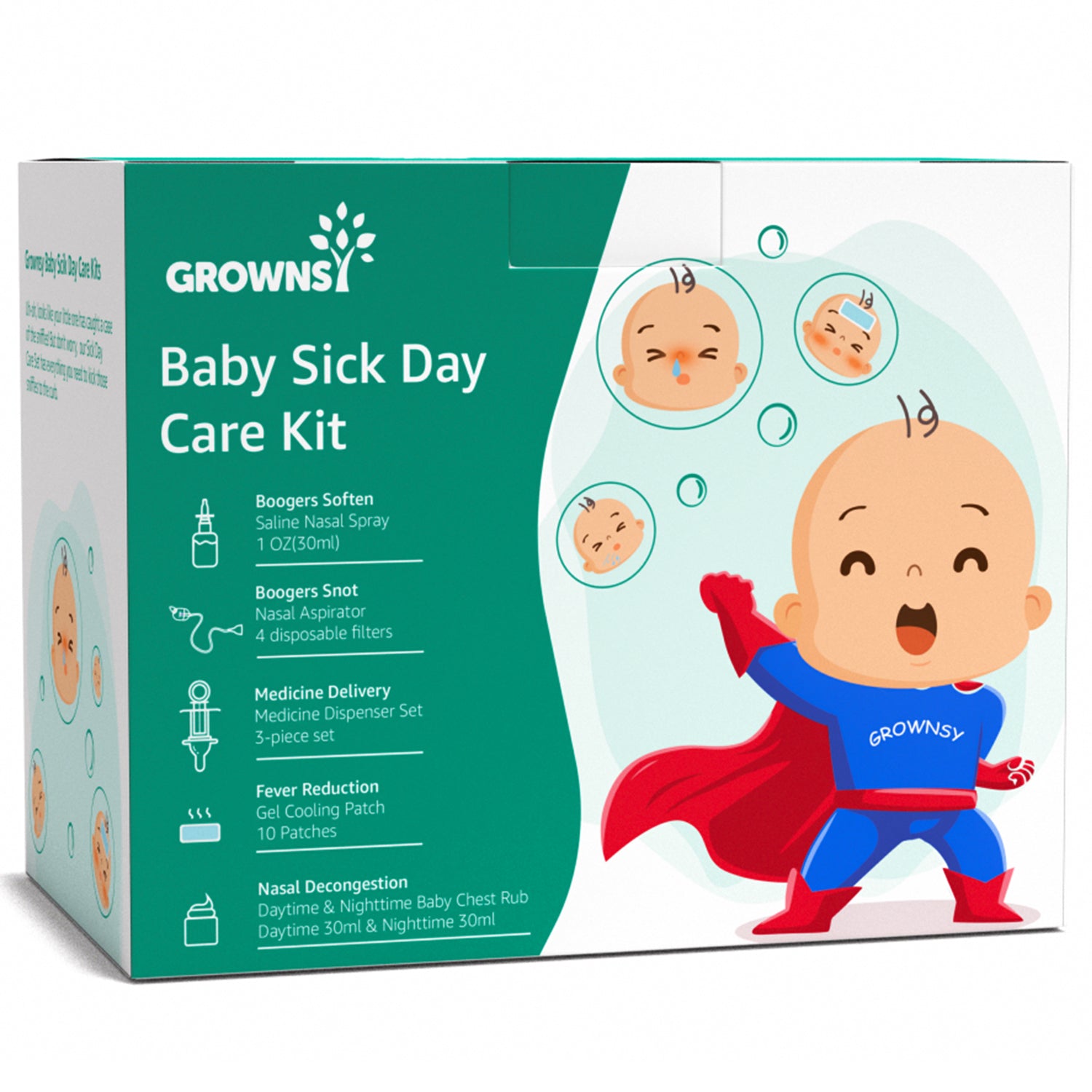 GROWNSY Baby Sick Day Care Kit