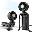 Portable Baby Stroller Fan with Clip & Night Light