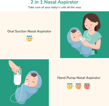 GRPWNSY Baby Manual Nasal Aspirator