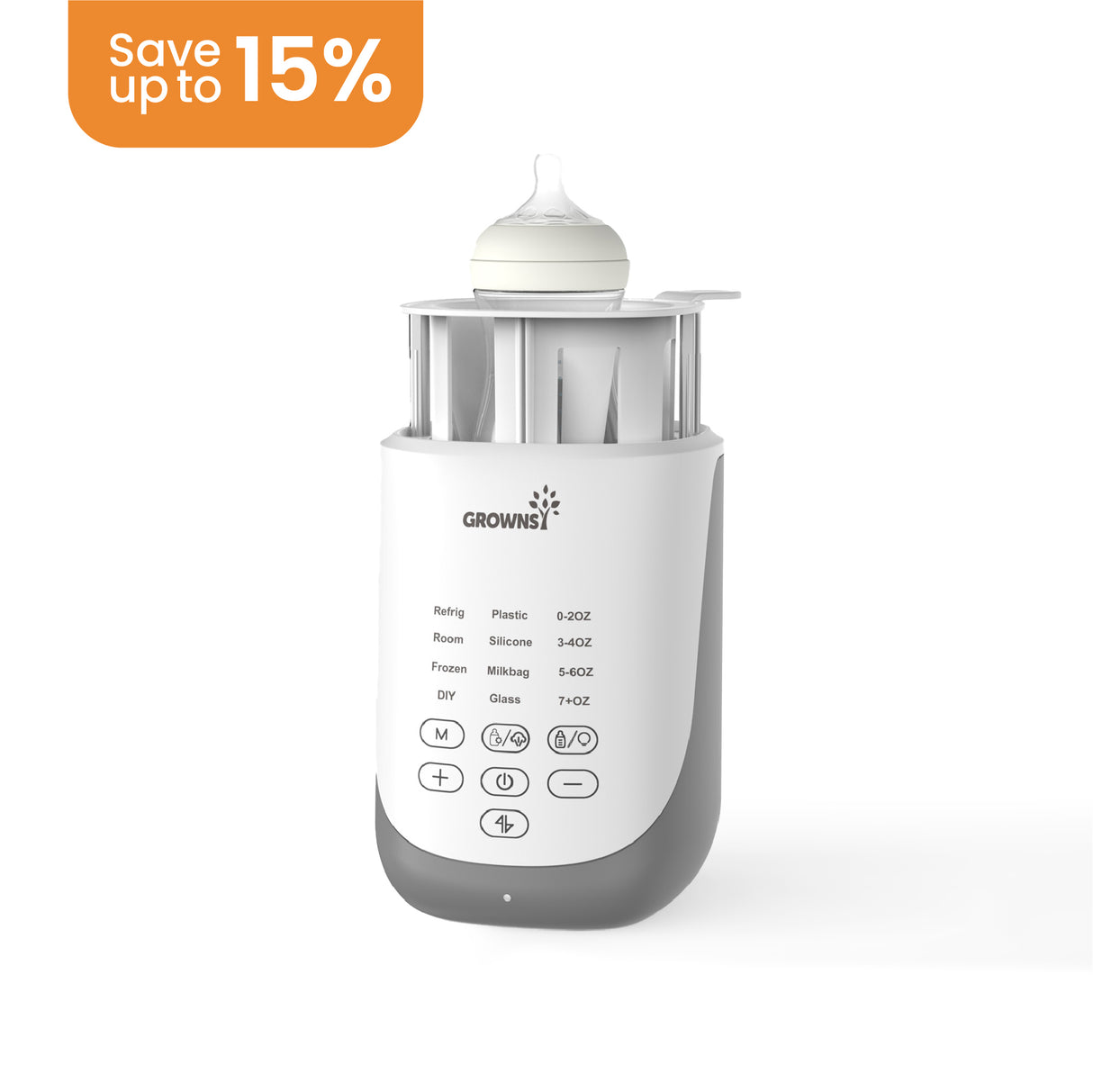 10-in-1 Fast Baby Bottle Warmer with Night Light