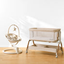 Baby Swing Rocker & Bedside Bassinet Bundle – Newborn Sleep Set