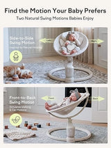GROWNSY Baby Swing for Infants, Dual Motion Rocker Newborn
