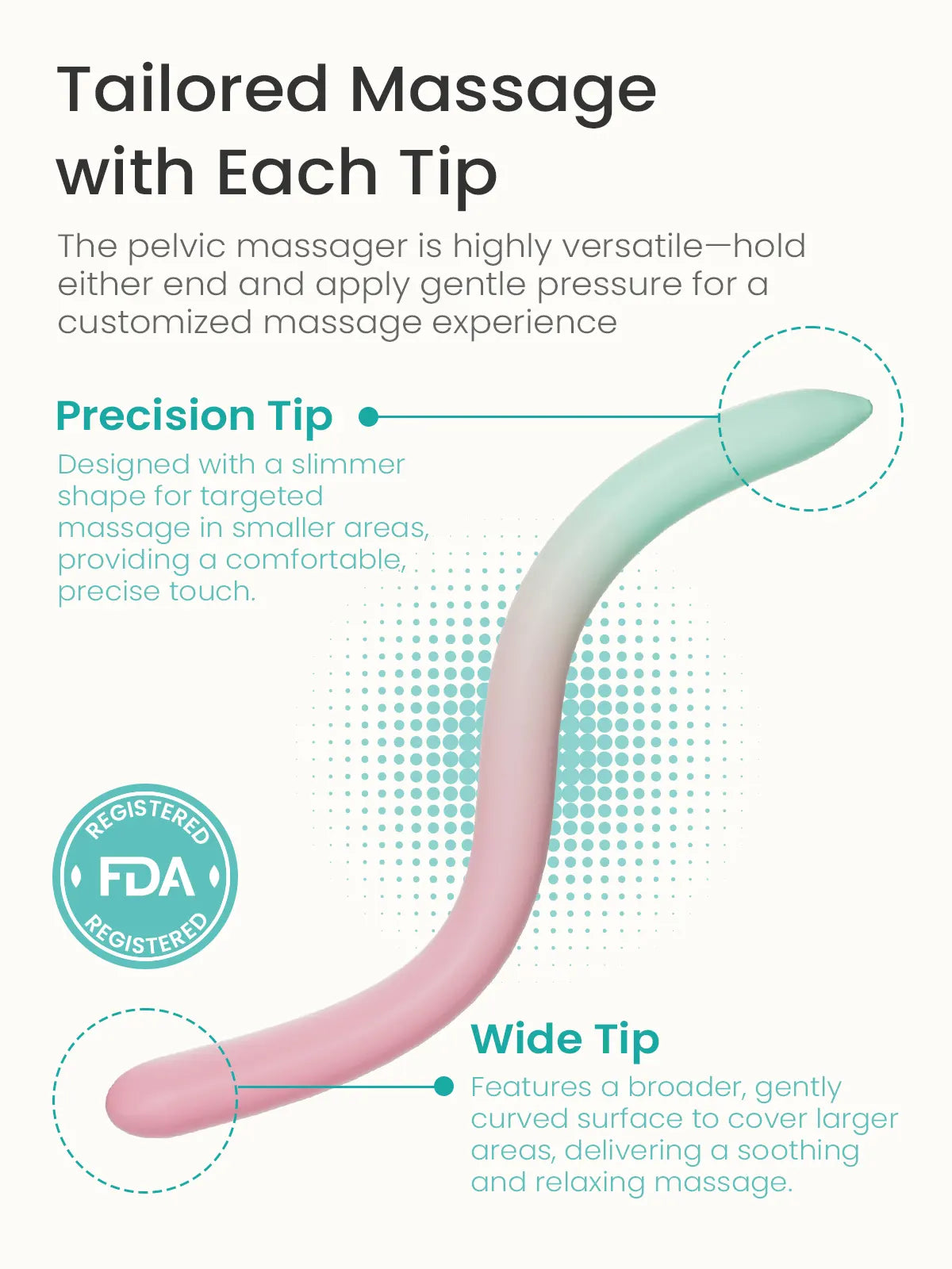 Perineal Massage & Pelvic Floor Wand for Labor & Postpartum Recovery