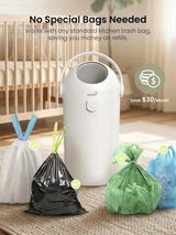 GROWNSY Baby Diaper Pail, Odor Locking, No Special Bag Required