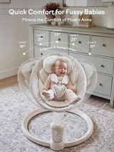 GROWNSY Baby Swing for Infants, Dual Motion Rocker Newborn
