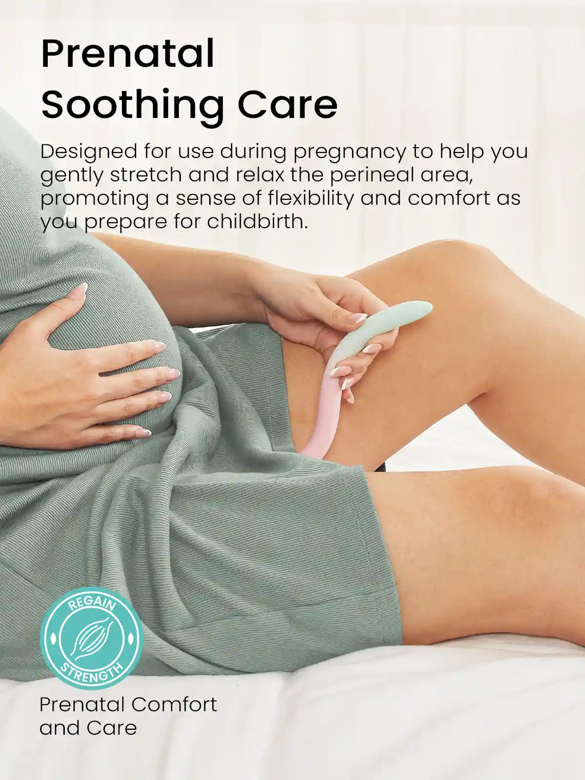 Perineal Massage & Pelvic Floor Wand for Labor & Postpartum Recovery