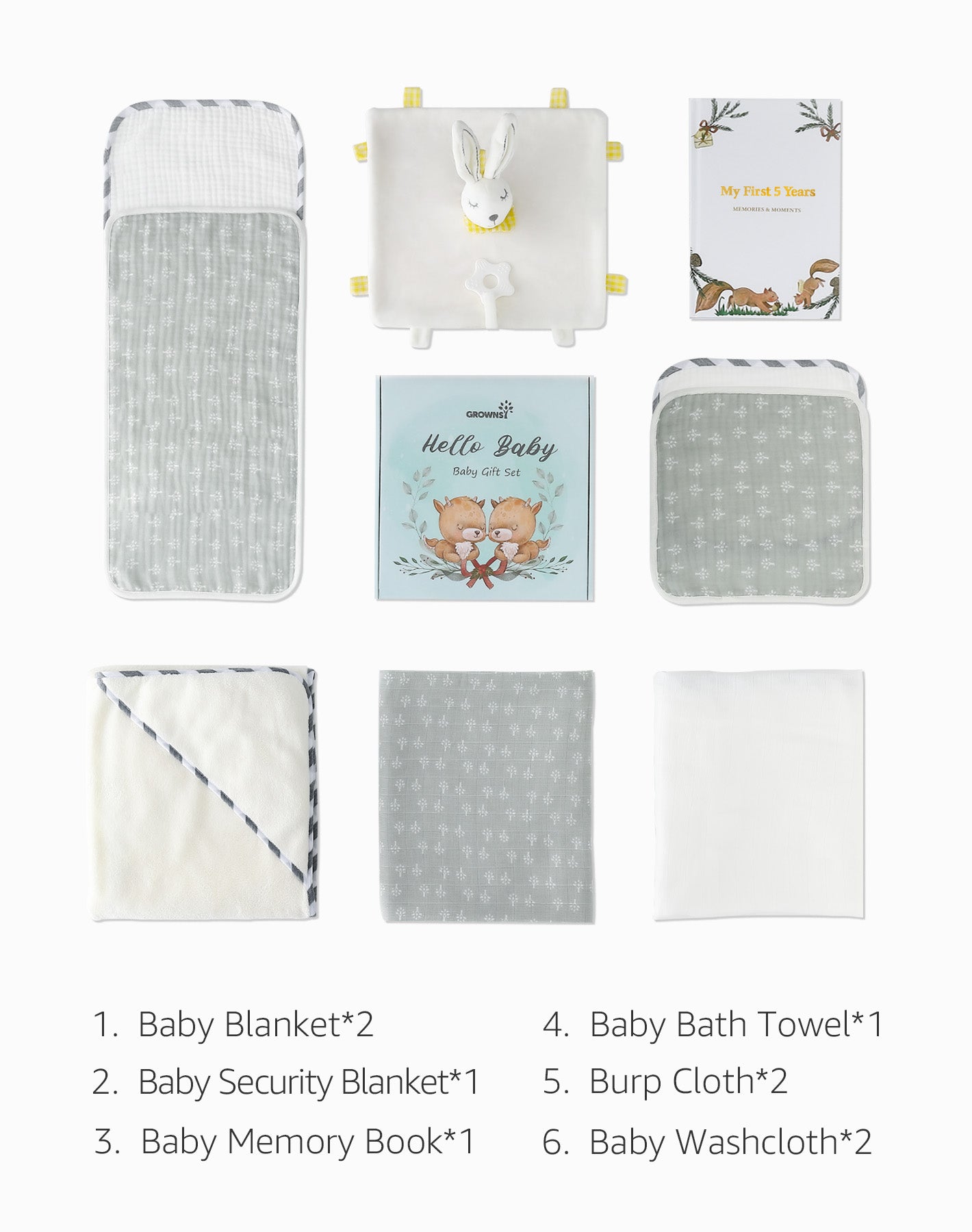GROWNSY Baby Shower Gifts