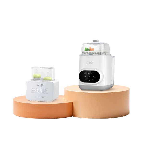 Grownsy Baby Bottle Warmer + Feeding Bottle Washer Pro