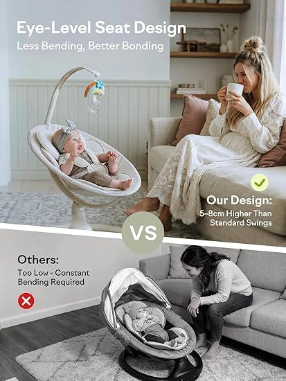 Baby Swing Chair & Rocker for Infants