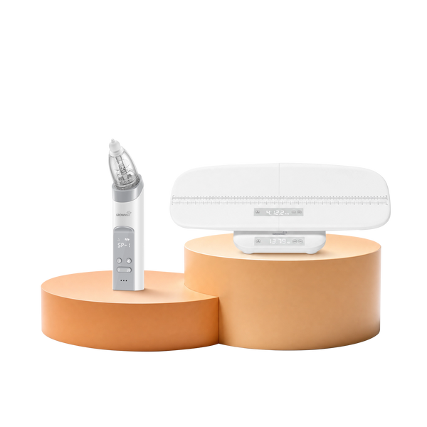 Grownsy SniffEase OG Adjustable Suction NasalAspirator + Multifunctional Baby Weight Scale