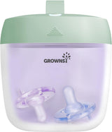 GROWNSY Portable UV Pacifier Sanitizer - 59S Fast UV Light Sterilizer Box for Travel - Rechargeable Mini Sanitizer for Pacifiers, Nipples & Small Essentials