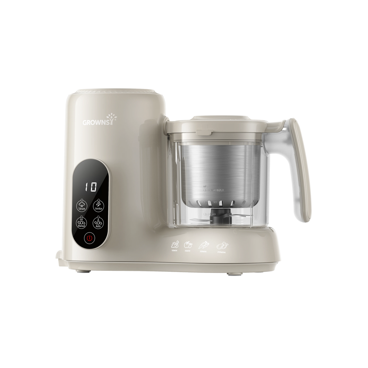 Infant Food Blender with Stainless Steel Steam Basket