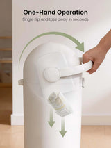 GROWNSY Baby Diaper Pail, Odor Locking, No Special Bag Required