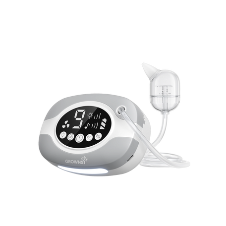 Gentle Nasal Aspirator on Newborn with Soft Tips