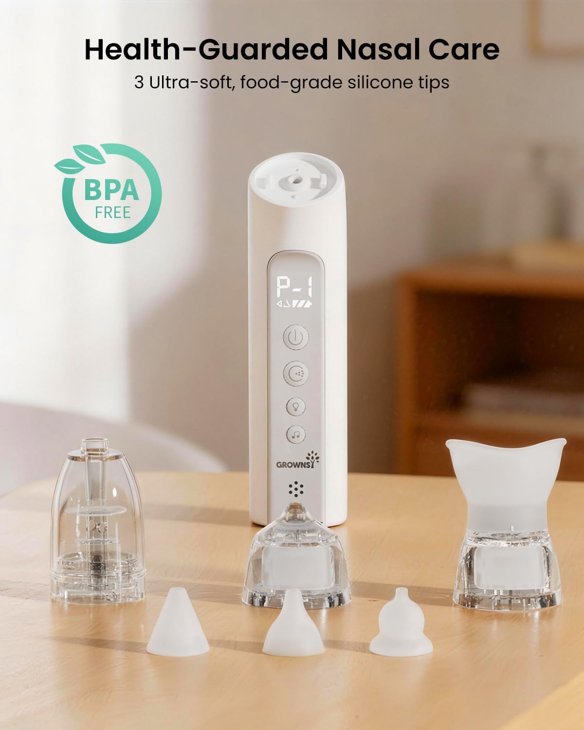 Grownsy SniffEase Spa 3 in 1  Spray, Suction and Micro-Mist Nasal Aspirator