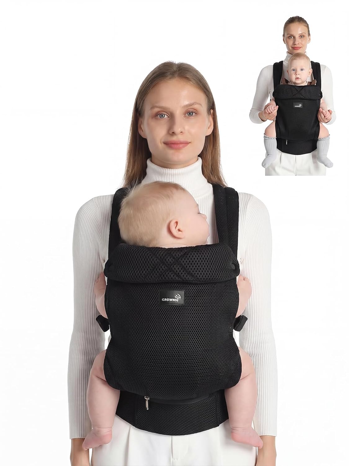 Grownsy Easy-Breezy Cozy Baby Carrier