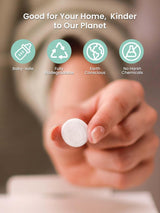 GROWNSY descaling tablet: Baby-safe, biodegradable, Earth conscious, no harsh chemicals. Good for home & planet.