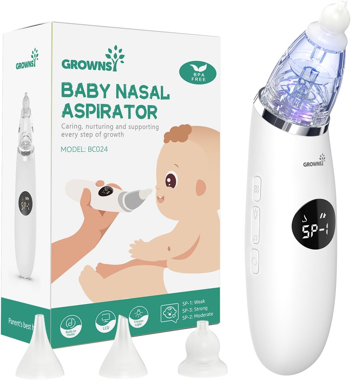 GROWNSY Baby Nasal Aspirator